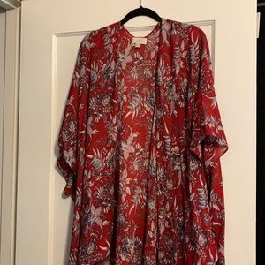 Adorable lightweight kimono style overpiece